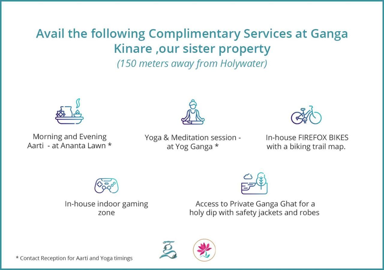 Holywater Hotel By Ganga Kinare #150 Mts From Ganga Ghat Rishīkesh Екстериор снимка