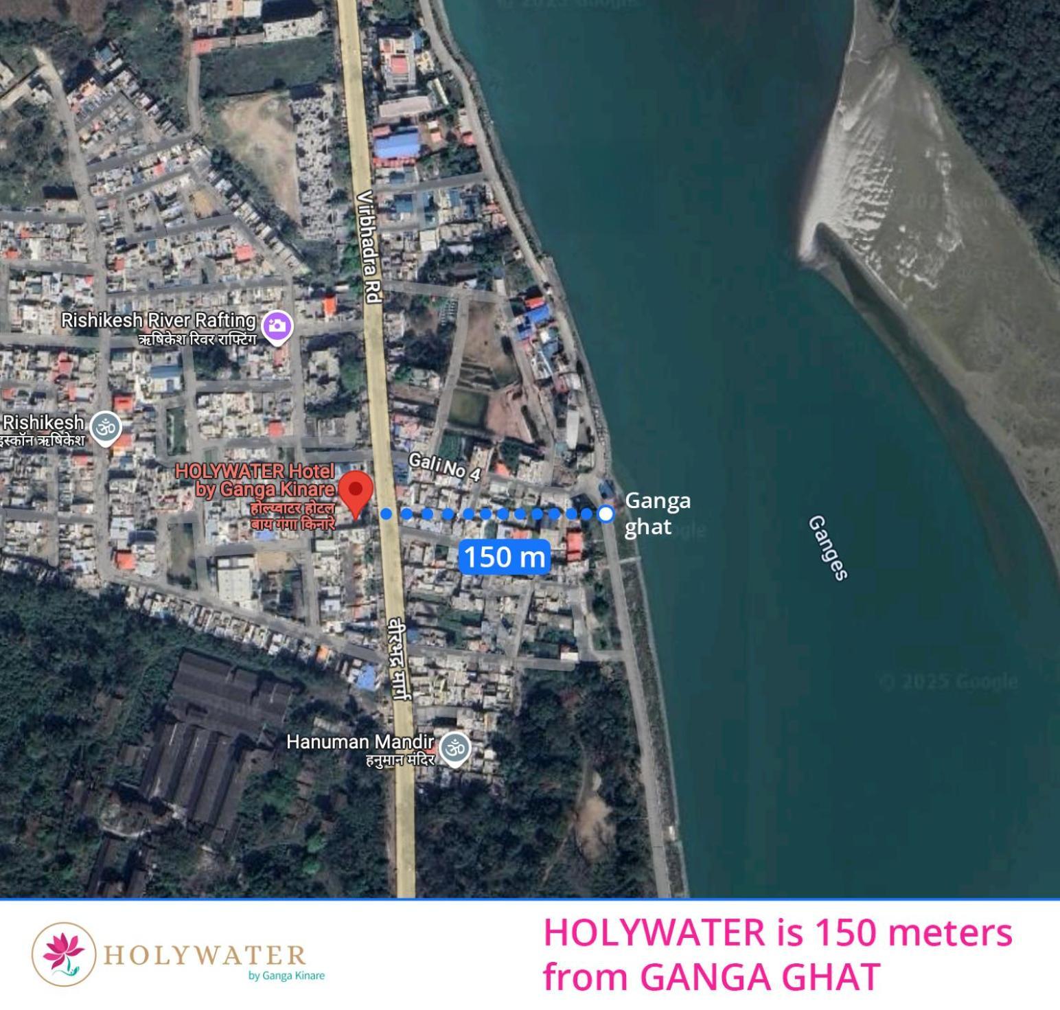 Holywater Hotel By Ganga Kinare #150 Mts From Ganga Ghat Rishīkesh Екстериор снимка